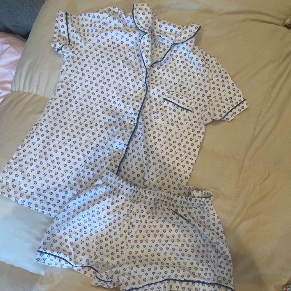 Roller Rabbit Purple Heart Pajamas